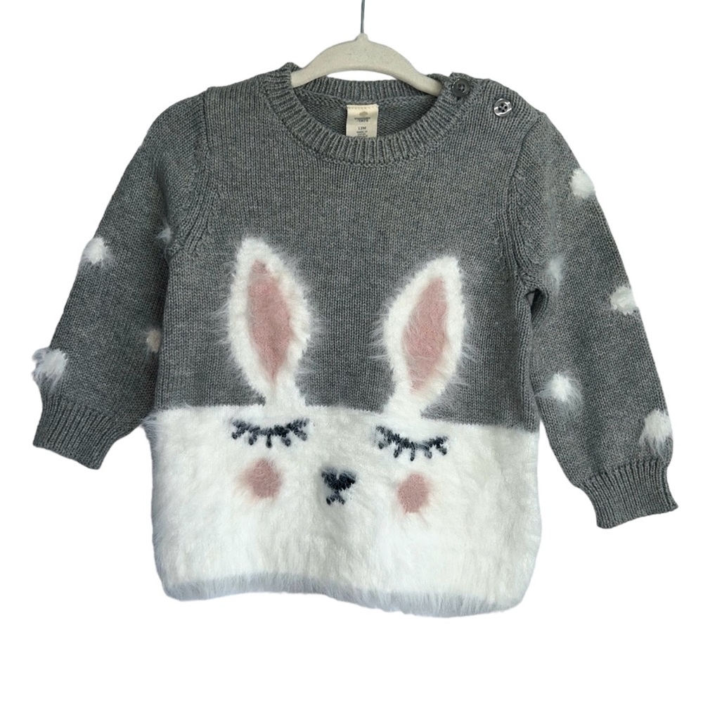 12m Tucker + Tate Bunny Sweater Like New!!